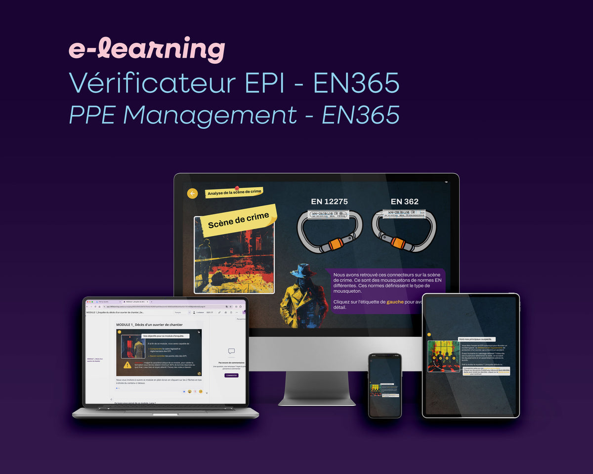 Certified E-learning Course for Fall Protection PPE Management | EN365